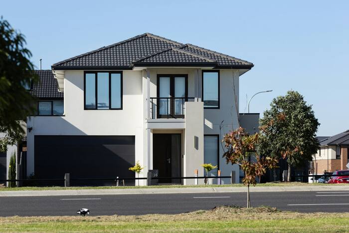 Exterior of a modern two-story renovation